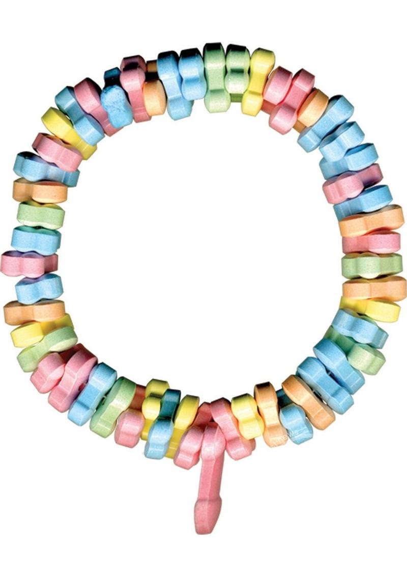 Dicky Charms Multi Flavored Penis Shaped Candy In A Super Stretch Necklace HOTT PRODUCTS