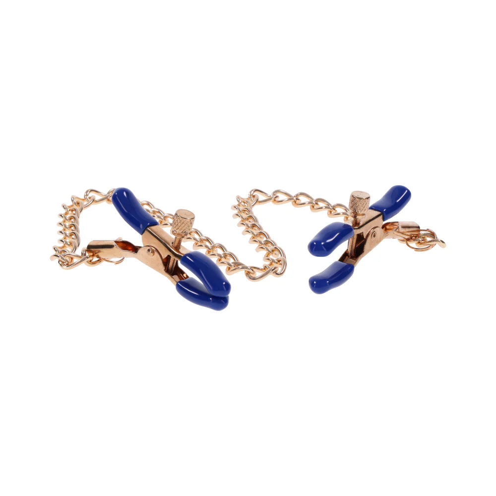 Sportsheets Sex & Mischief Cougar Chained Nipple Clamps SPORTSHEETS