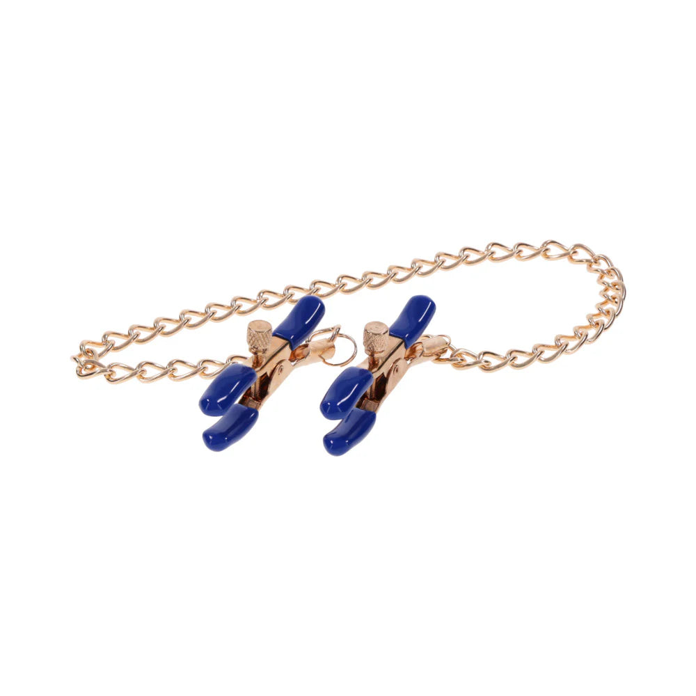 Sportsheets Sex & Mischief Cougar Chained Nipple Clamps SPORTSHEETS