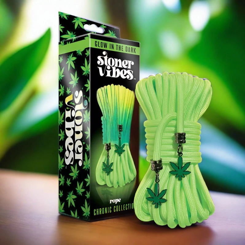 Stoner Vibes Chronic Collection Glow in the Dark Rope GLOBAL NOVELTIES LLC