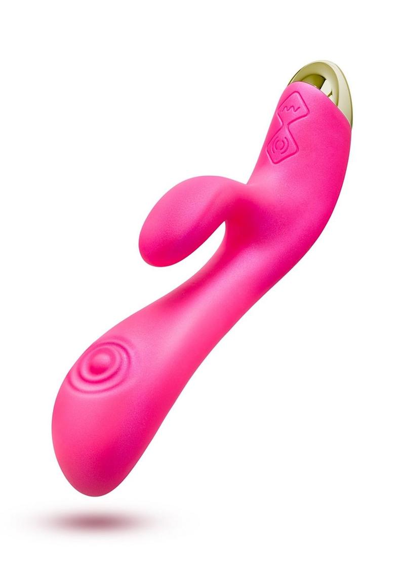 Aria Arousing AF Rechargeable Silicone Rabbit Vibrator BLUSH NOVELTIES