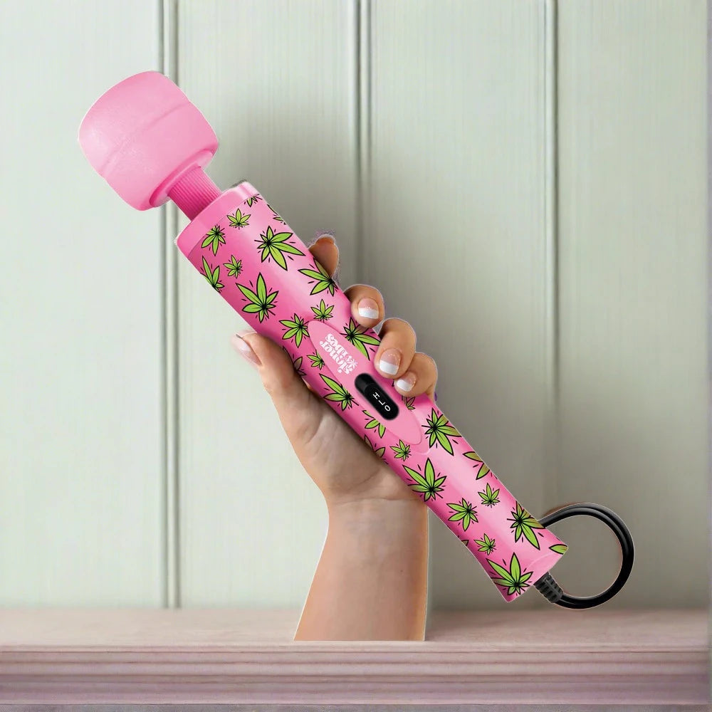 Stoner Vibes Wacky Weed Wand Massager GLOBAL NOVELTIES LLC