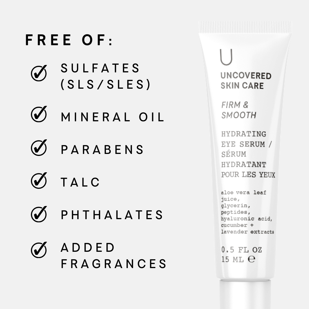 Firm & Smooth - Hydrating Eye Serum Peptide & Hyaluronic Acid Formula