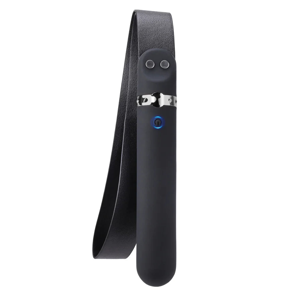 Adam & Eve Spank Me Vibe Rechargeable Silicone Vibrator With Slap Strap End ADAM & EVE