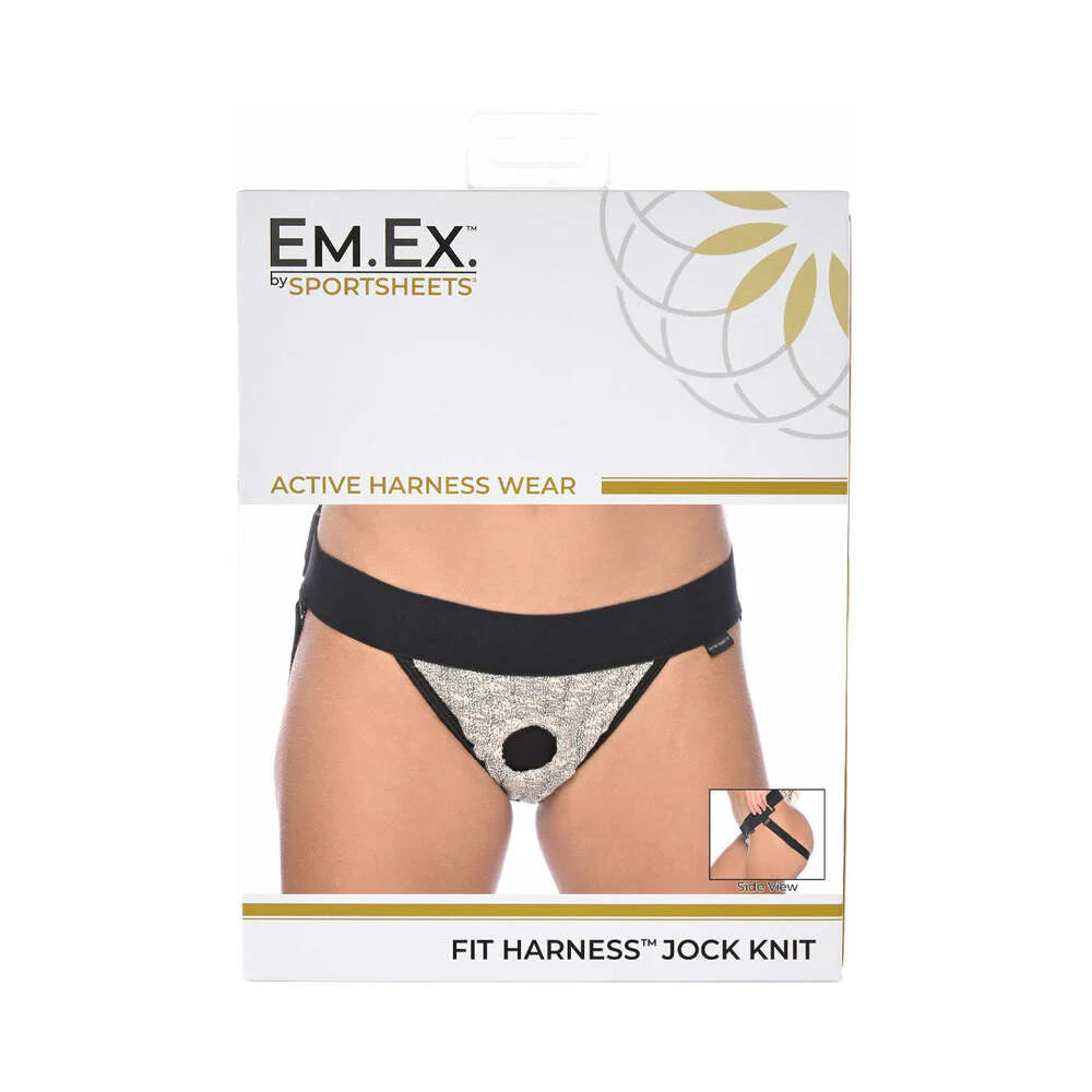Sportsheets Em.Ex. Fit Harness Jock Knit Adjustable XL-3XL SP BOUTIQUE