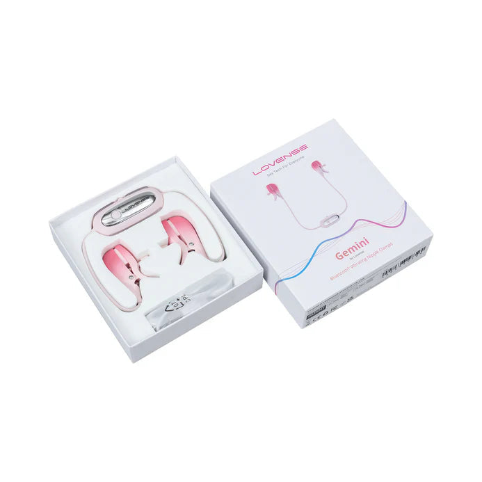 Lovense Gemini Vibrating Nipple Clamps - SP BOUTIQUE
