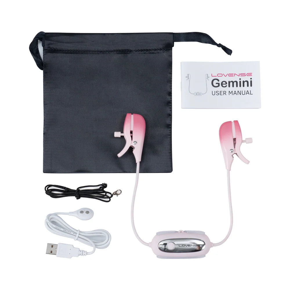 Lovense Gemini Vibrating Nipple Clamps - SP BOUTIQUE