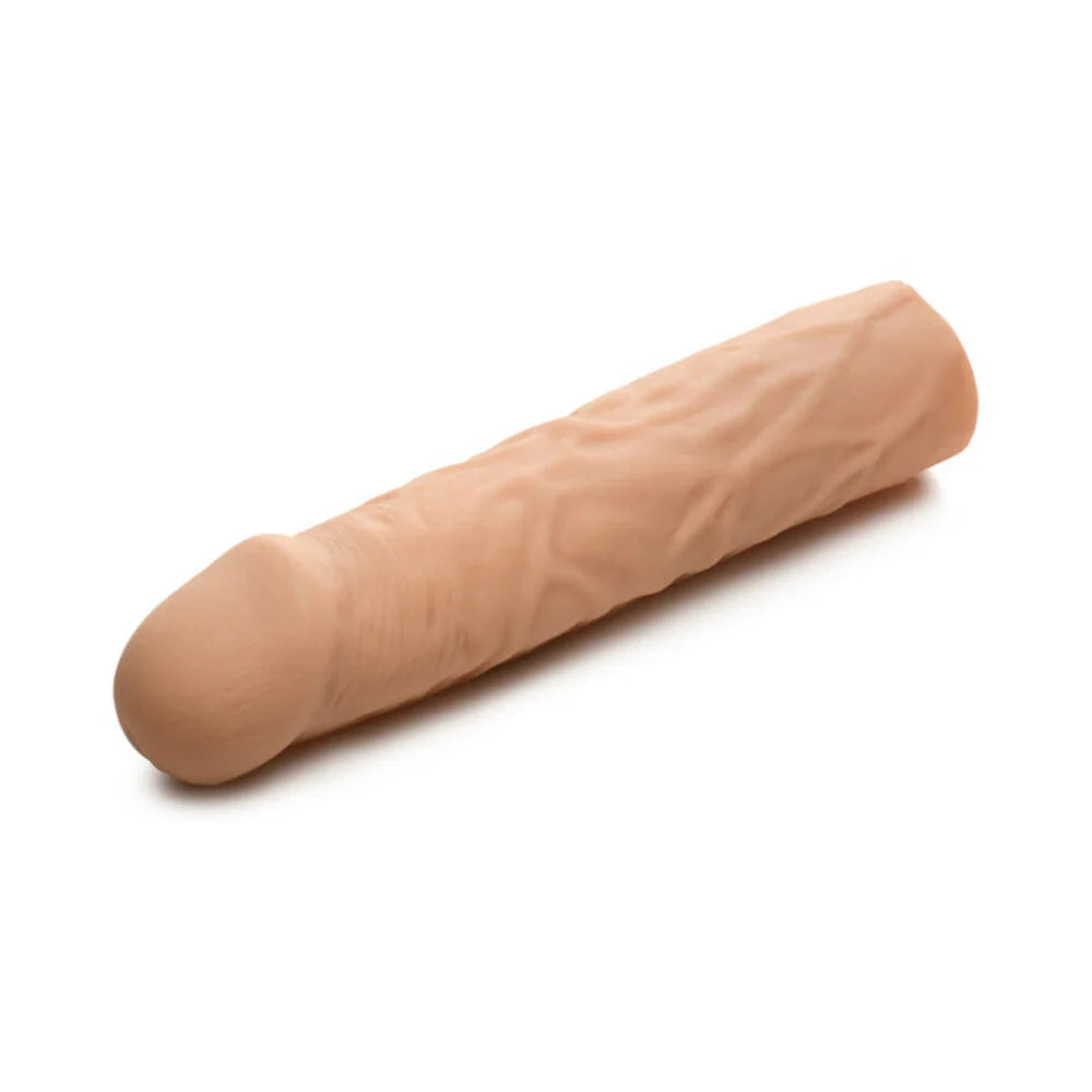 Jock Extra Long Penis Extension Sleeve 1.5 in. Light CURVE NOVELTIES