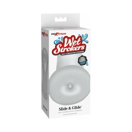 PDX Extreme Wet Stroker Slide & Glide Frosted PIPEDREAM