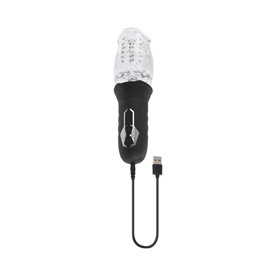 Zero Tolerance Cyclone Vibrating Spinning Hand Held Stroker Rechargeable ZERO TOLERANCE