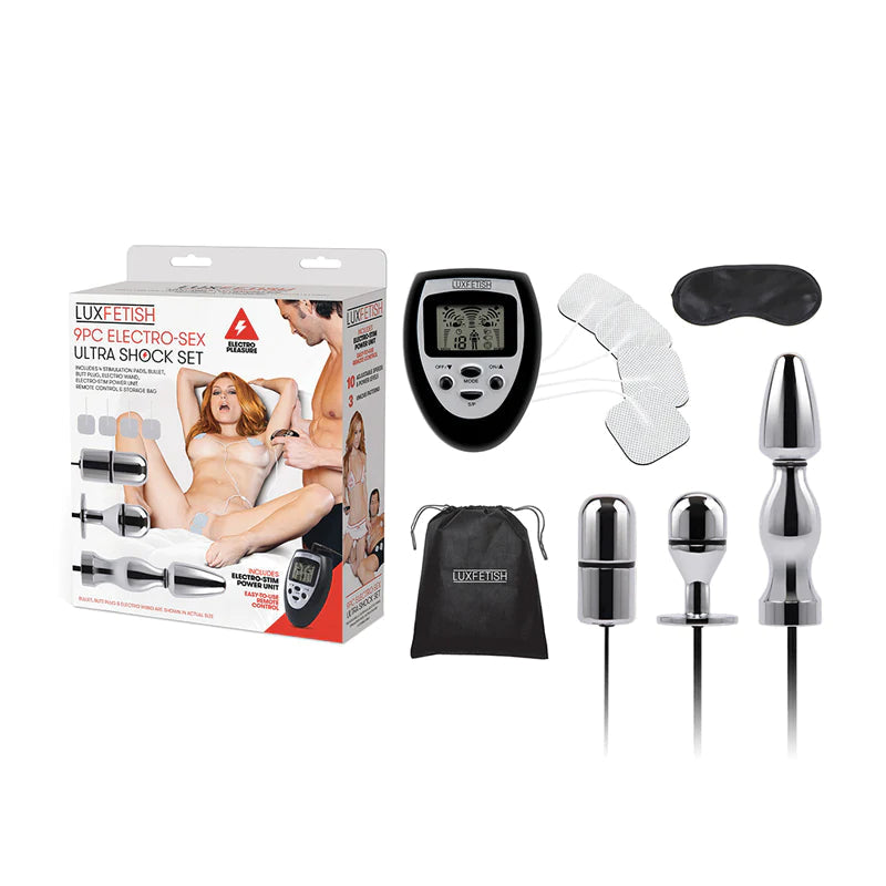 Electro-sex Ultra Shock 9pc Set LUX FETISH