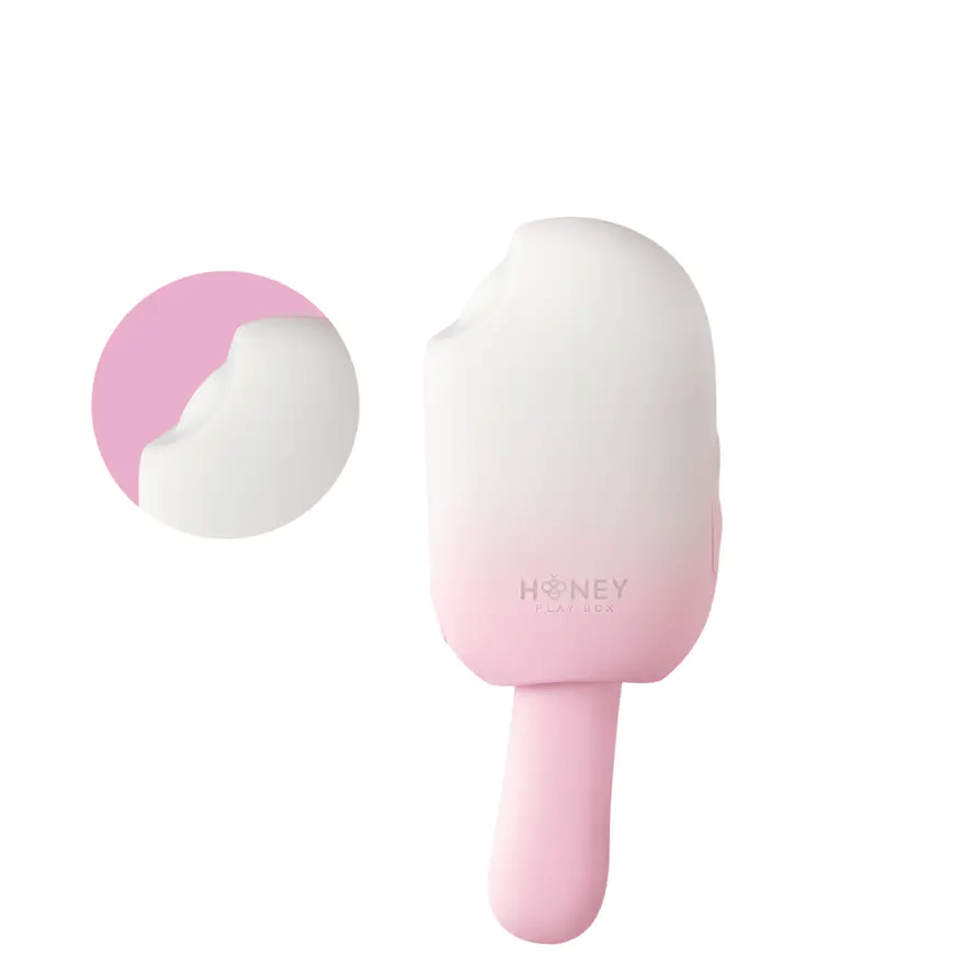Honey Play Box Bite Me Sucking Tapping & Vibrating Cream Pop Stimulator HONEY PLAY BOX