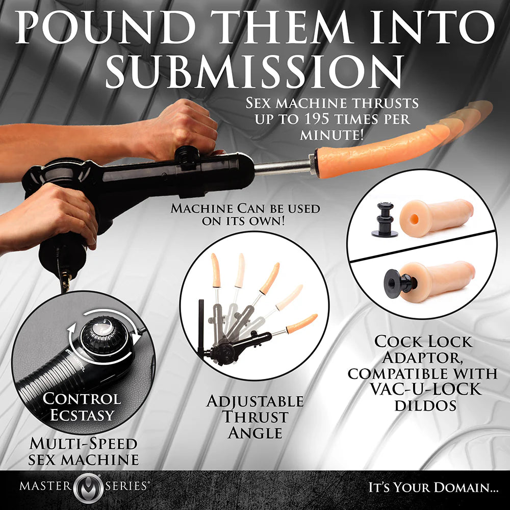 Master Series Obedience Bench with Sex Machine XR BRANDS