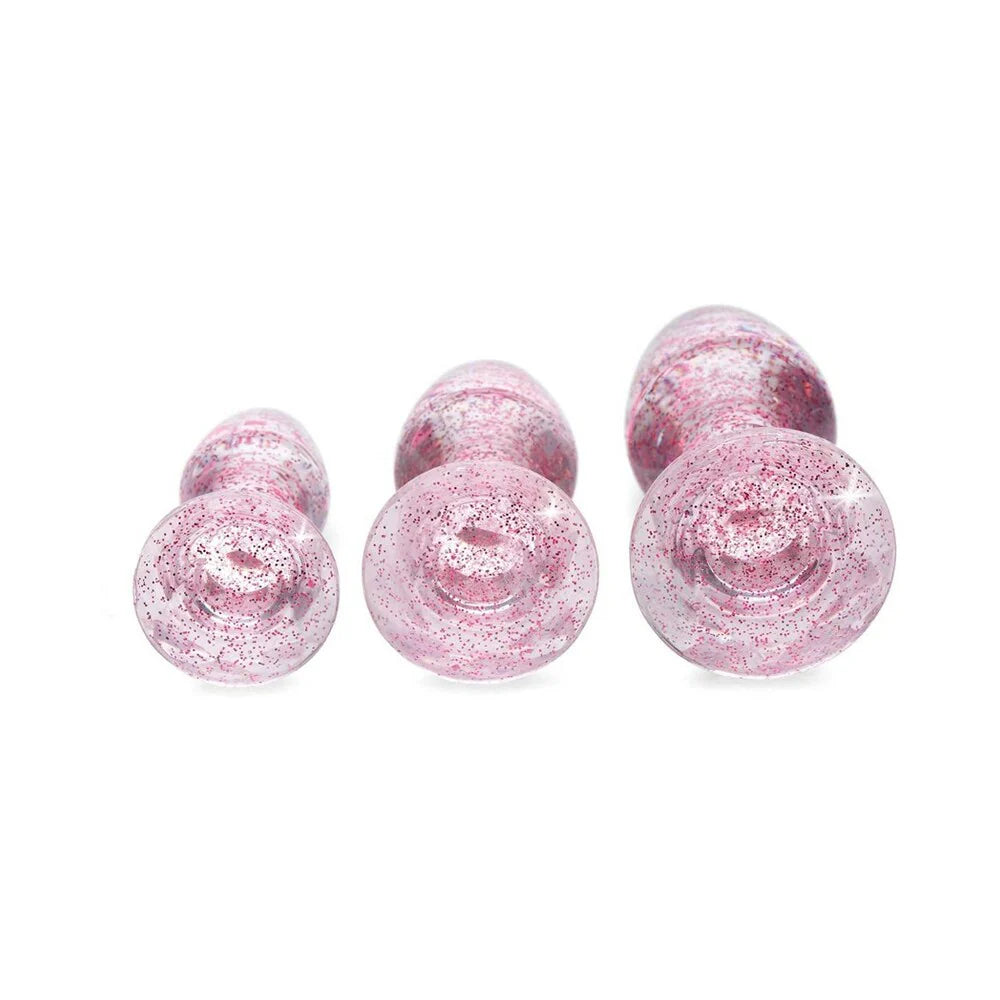 Adam & Eve Glitter Gem Butt Plug Set ADAM & EVE