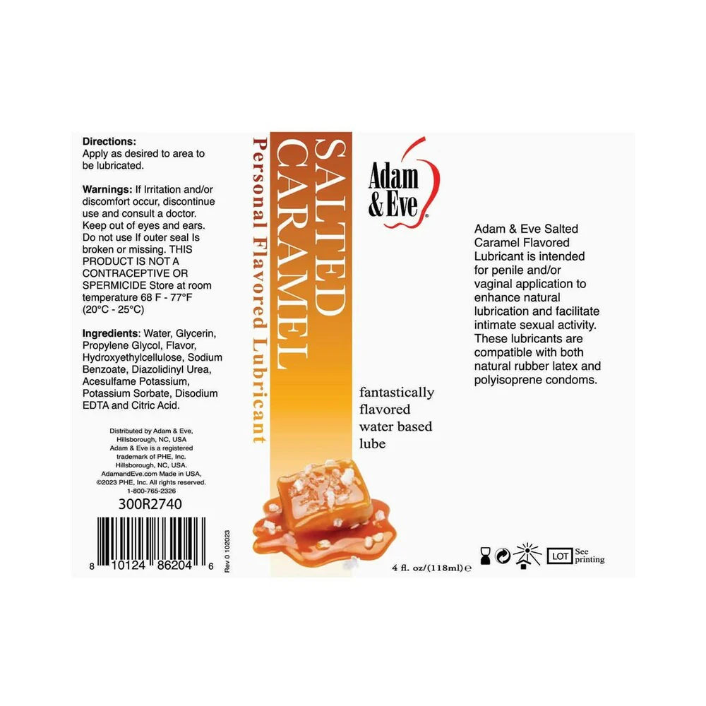 Adam & Eve Flavored Lubricant Salted Caramel ADAM & EVE