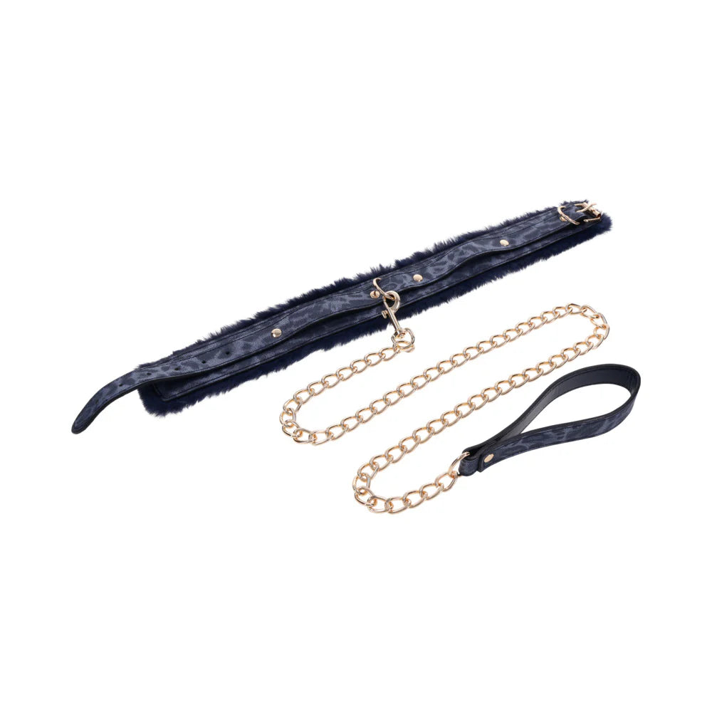 Sportsheets Sex & Mischief Cougar Fur Collar & Leash SPORTSHEETS