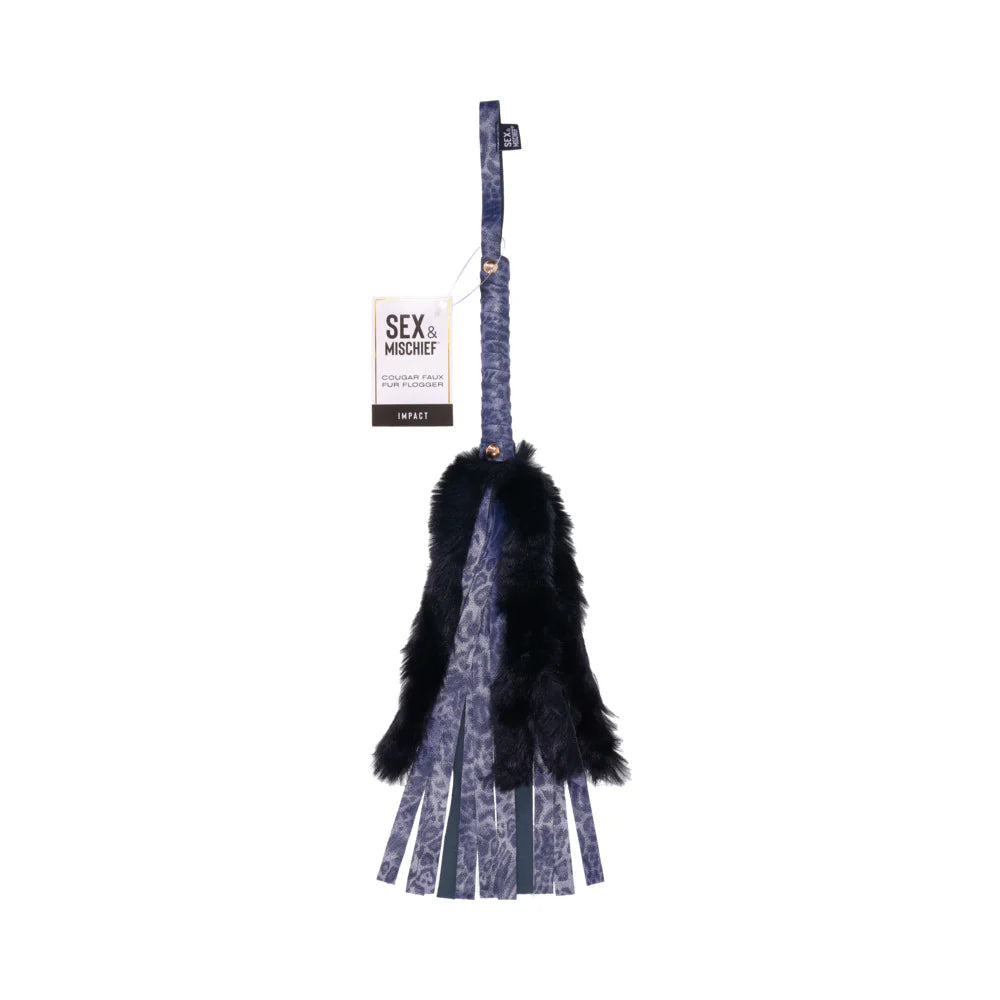 Sportsheets Sex & Mischief Cougar Faux Fur Flogger SPORTSHEETS