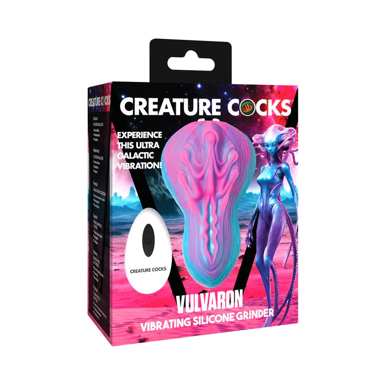 Creature Cocks Vulvaron Vibrating Silicone Grinder with Remote Control CREATURE COCKS