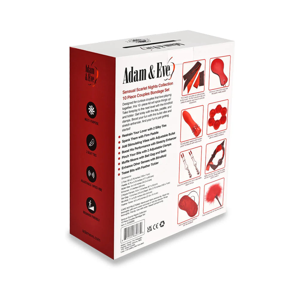 Adam & Eve Sensual Scarlet Nights Collection ADAM & EVE
