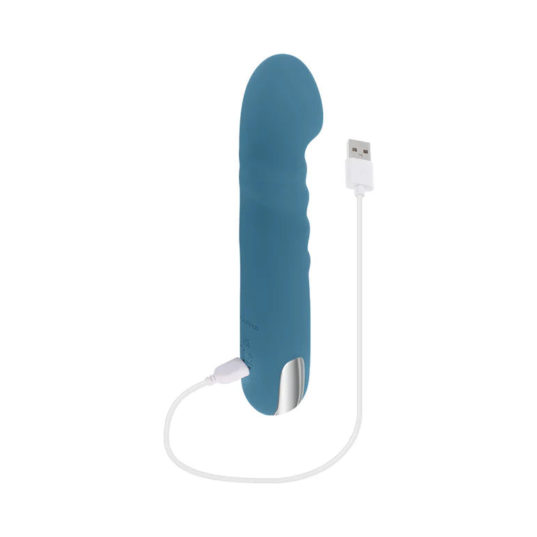 Evolved Queen Of All Trades Rechargeable Silicone Thrusting and Rotating Vibrator EVOLVED