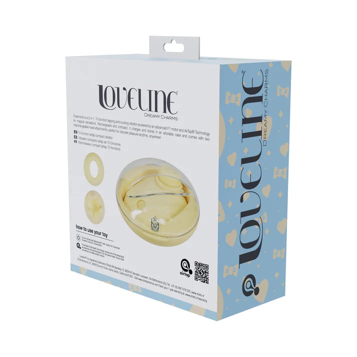 LoveLine Dreamsicle AirTapTech Rechargeable Vibrator SHOTS