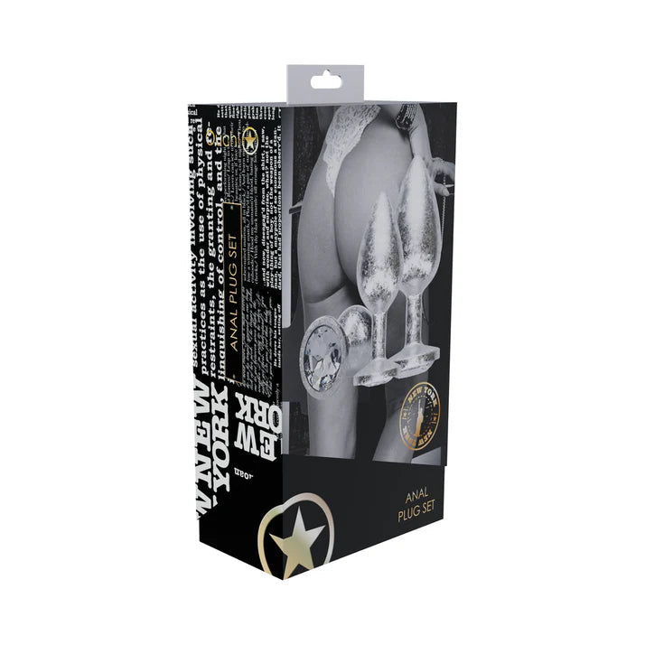 Ouch! International Venice Collection Metal Anal Plug Set OUCH!