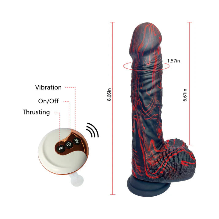 Adam & Eve The Bedrocker Thrusting Dildo ADAM & EVE