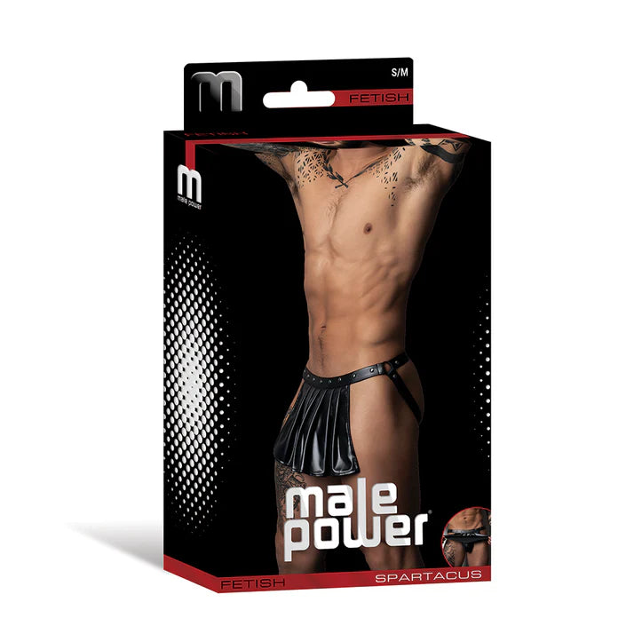 Male Power Fetish Spartacus Masturbator Brief – Black MALE POWER