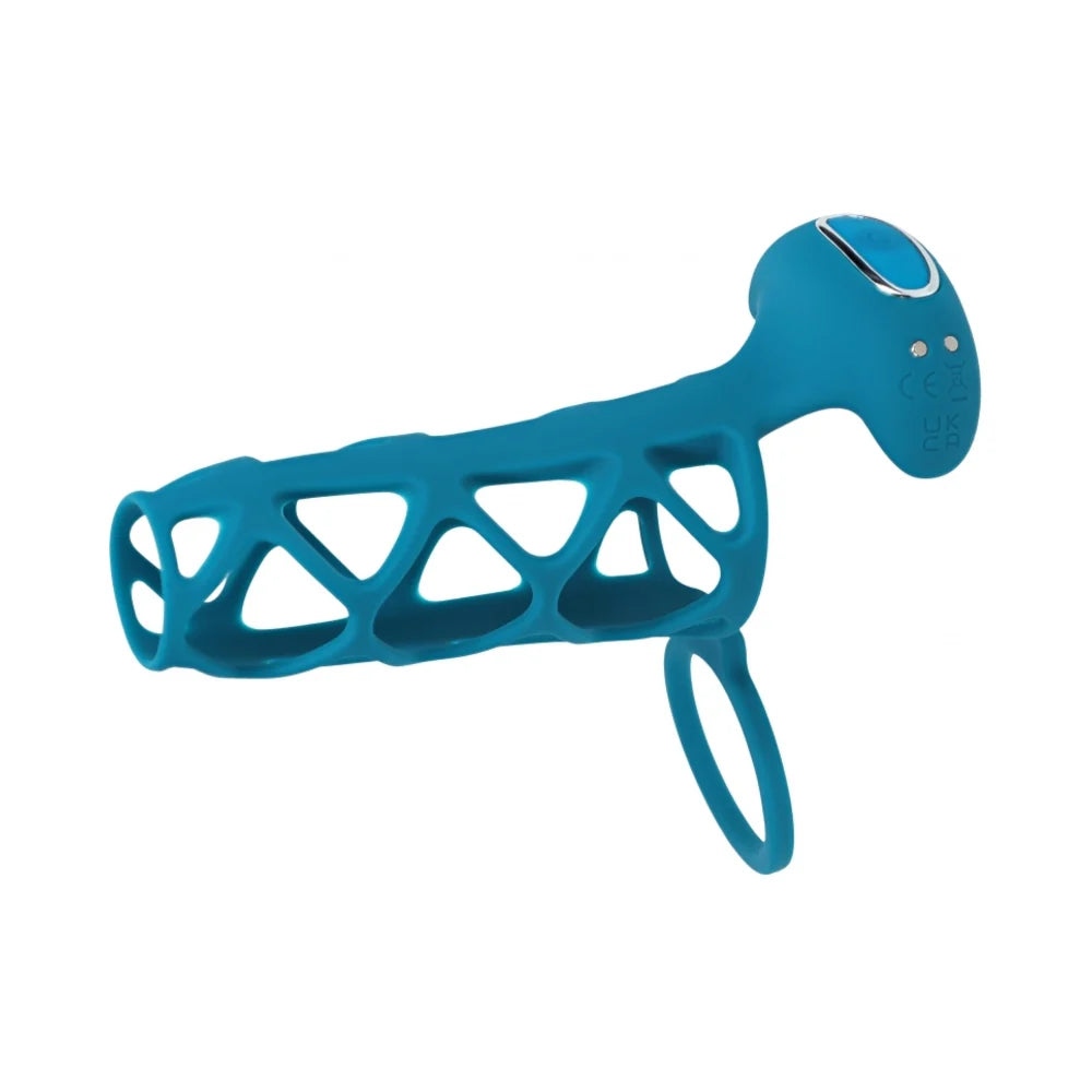 LEVELZ Vibrating Cage Silicone Cock Sleeve & Ball Ring