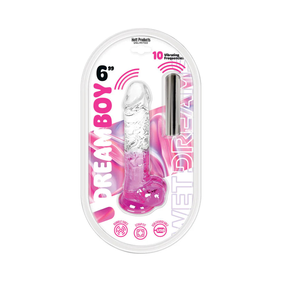 Wet Dreams Dream Jelly Dildo & Rechargeable Bullet 6 inch