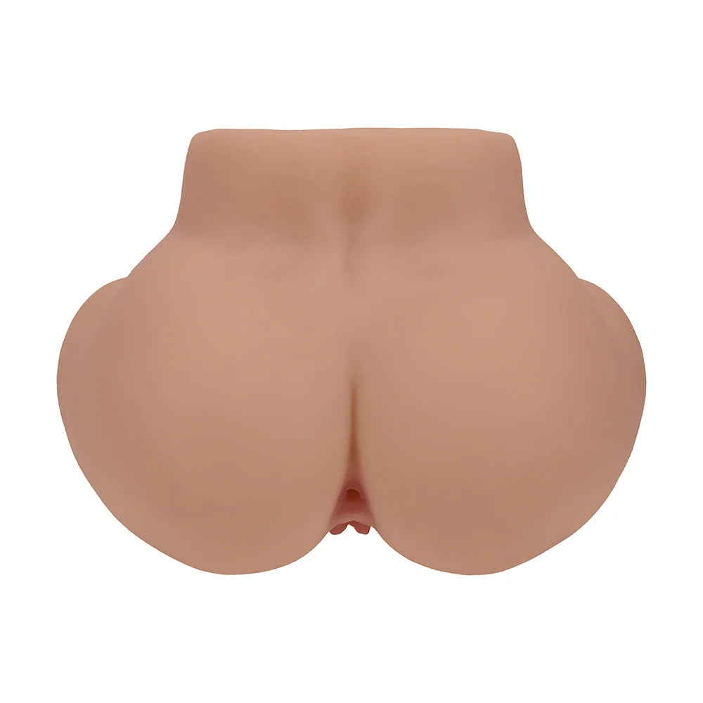 Xkin Bodyforms Lux Arden Dual Entry Vibrating Masturbator Tan