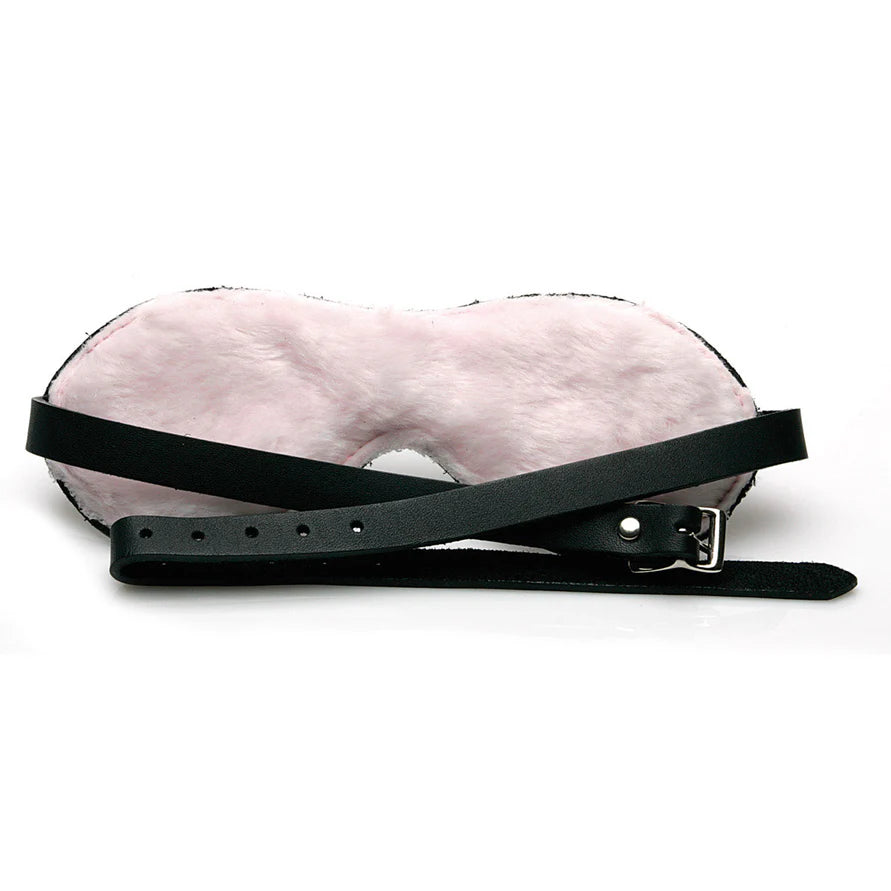 Sex Kitten Leather Buckle Blindfold PHS INTERNATIONAL
