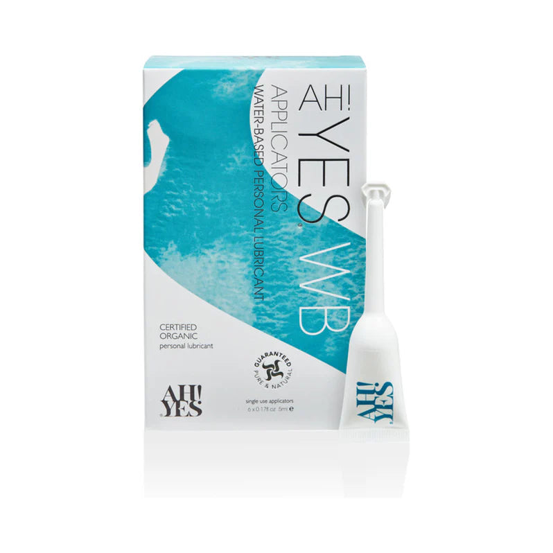 AH! YES WB Water-Based Personal Lubricant Applicators 6-Pack AH! YES