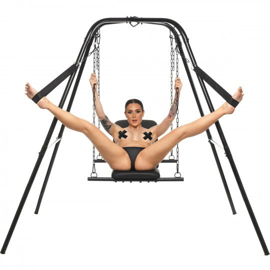 Throne Adjustable Sex Swing With Stand XR BRANDS