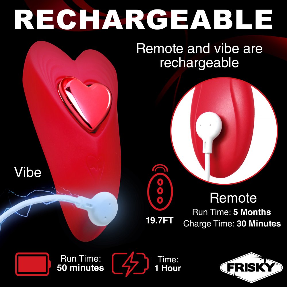 Love Connection Silicone Panty Vibe With Remote Control FRISKY