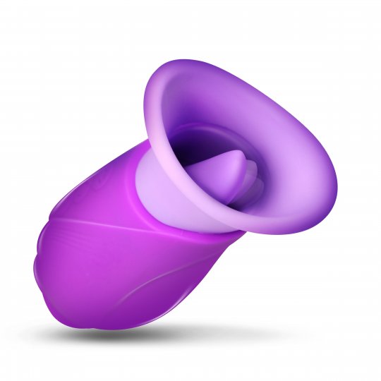 Licking Violet™ Licking & Sucking Vibrator – Dual Stimulation Tongue Toy