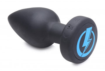 Zeus Vibe & Estim Silicone Anal Plug - 10 Vibrations & Shocks, USB Rechargeable, Body-Safe Pleasure - SP BOUTIQUE