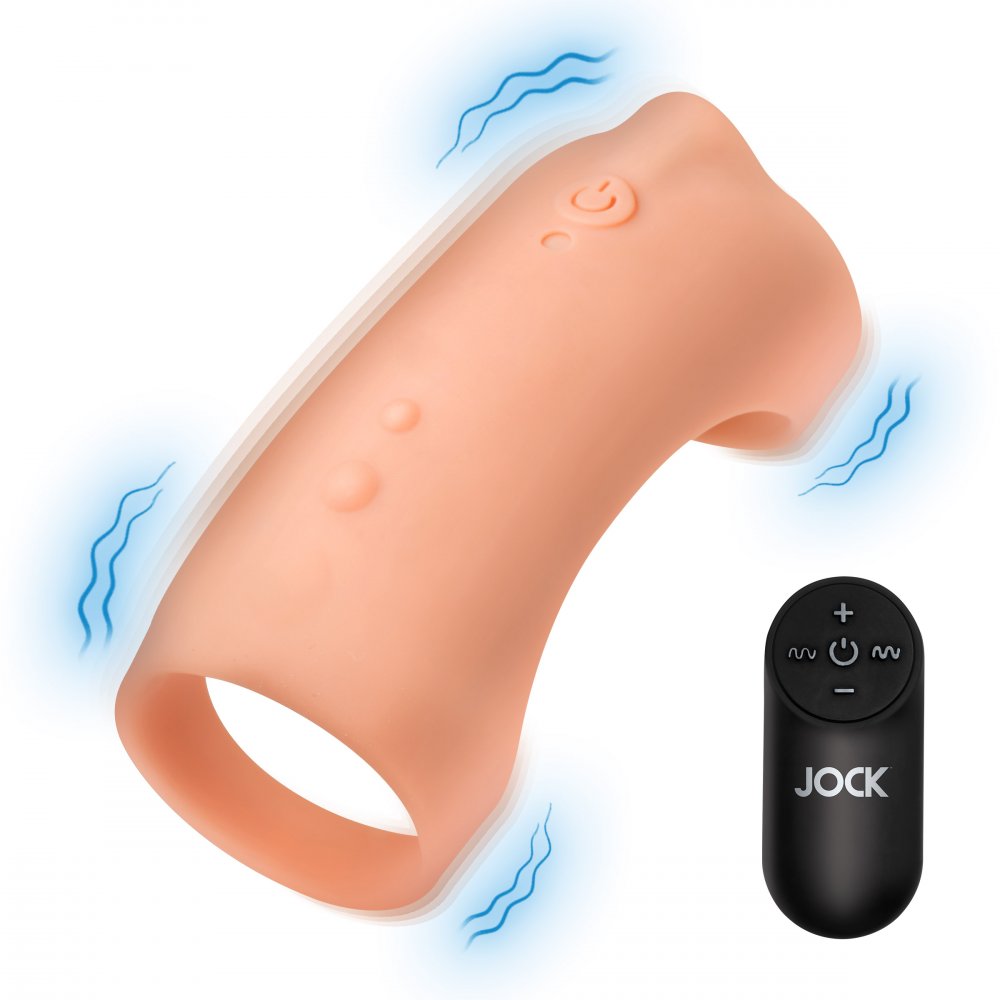 Vibrating Silicone Penis Sleeve CURVE TOYS
