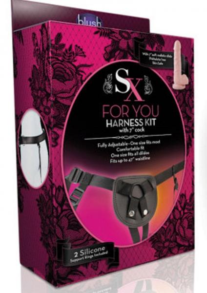 SX For You Harness Kit With Cock - SP BOUTIQUE