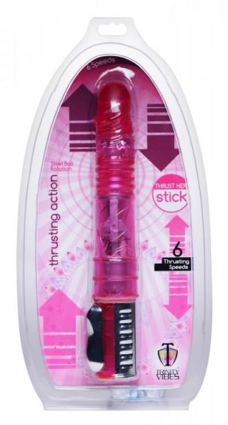 Thrust Her Sex Stick Pink Vibrator - SP BOUTIQUE