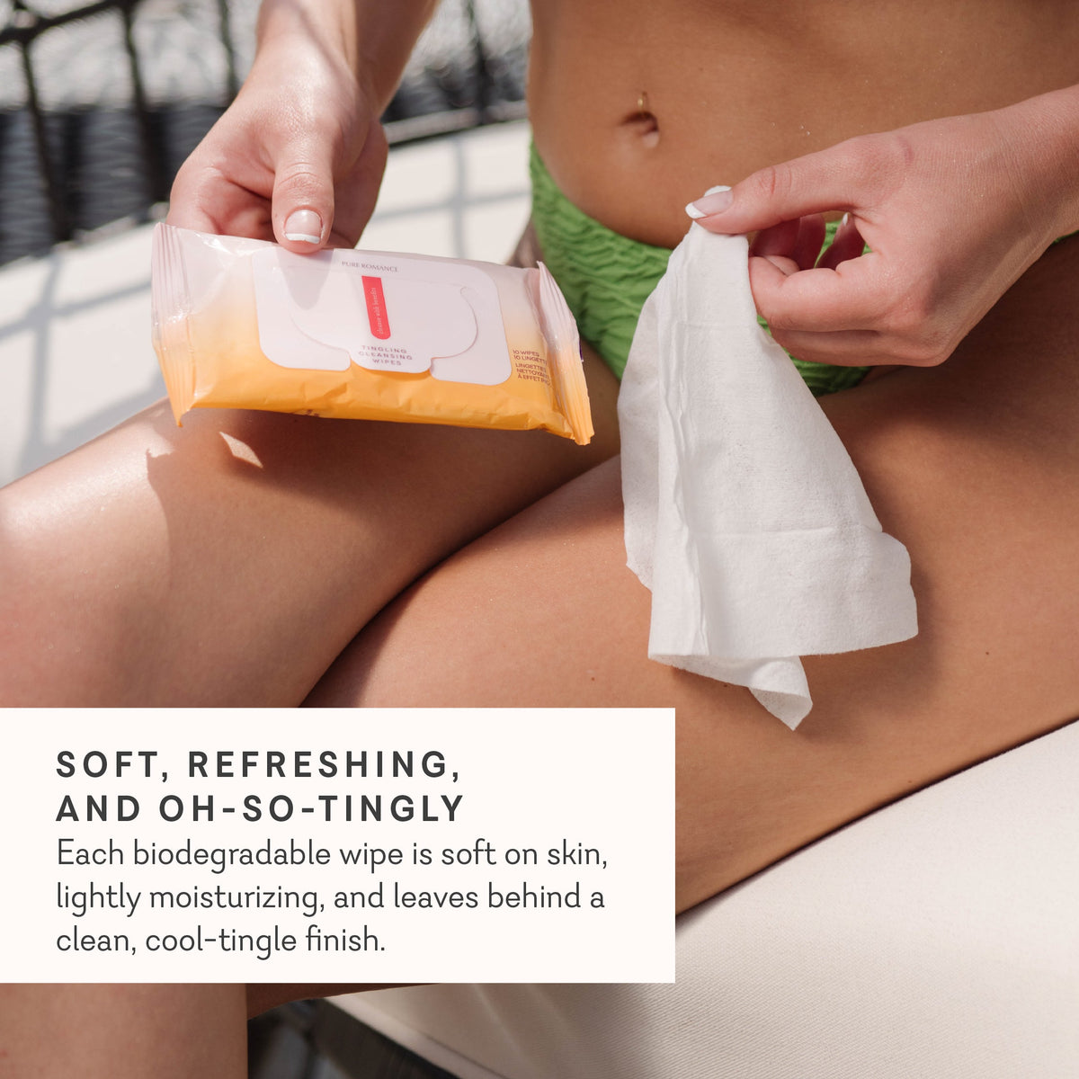 Cleanse With Benefits Tingling Cleansing Wipes
