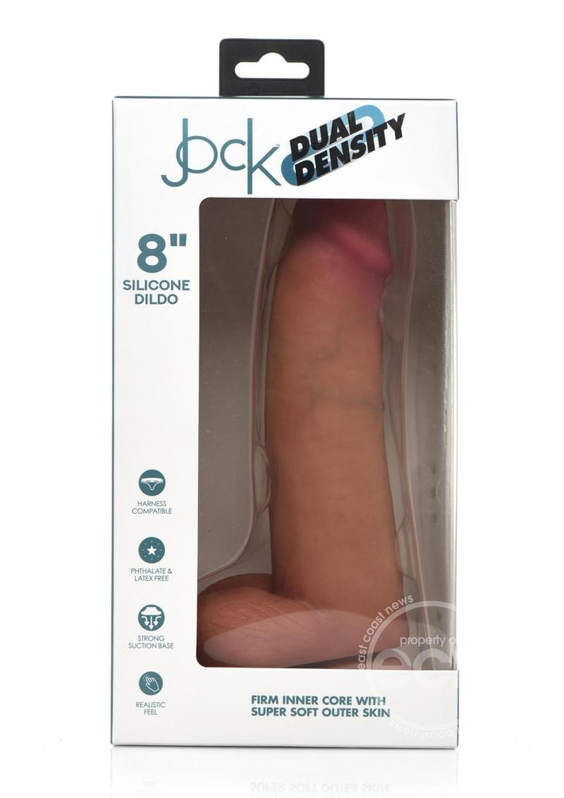 Jock Dual Density Silicone Dildo with Balls CURVE NOVELTIES