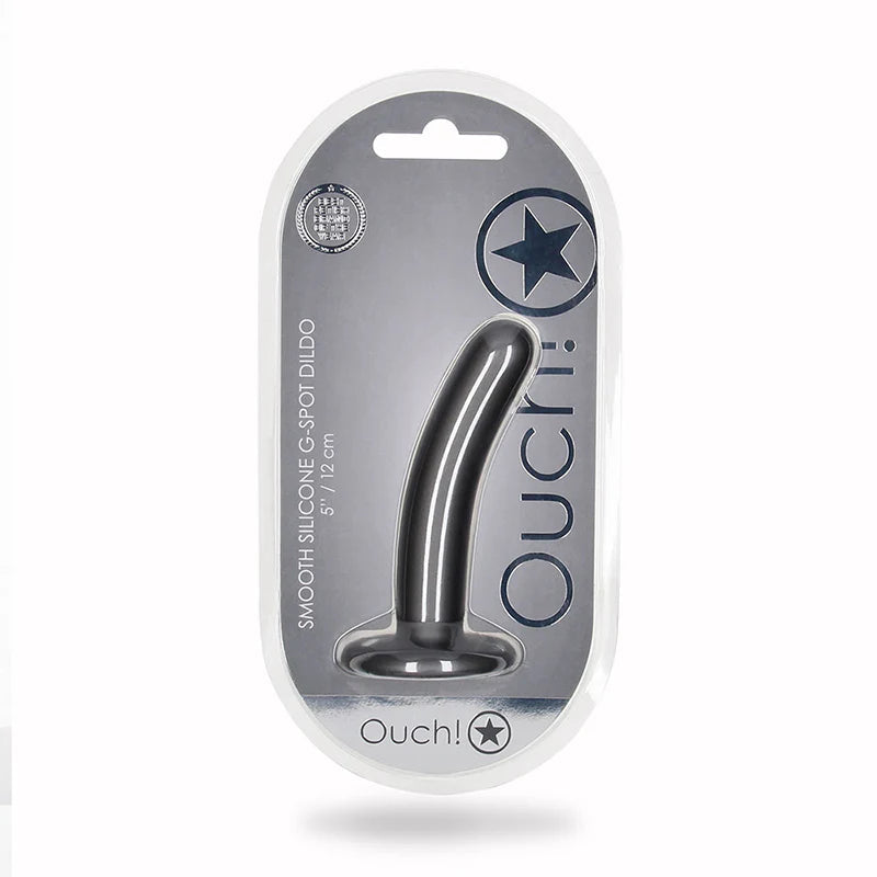 Ouch! Smooth Silicone 5 in. G-Spot Dildo OUCH!