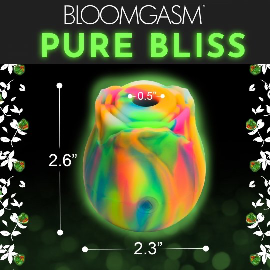 Glow Rose Glow-in-the-Dark Clitoral Stimulator XR BRANDS