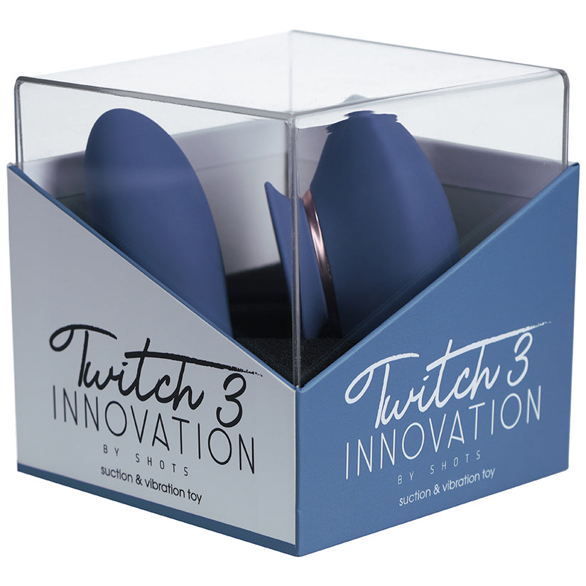 Shots Innovation Twitch 3 Rechargeable Vibrator & Suction SHOTS