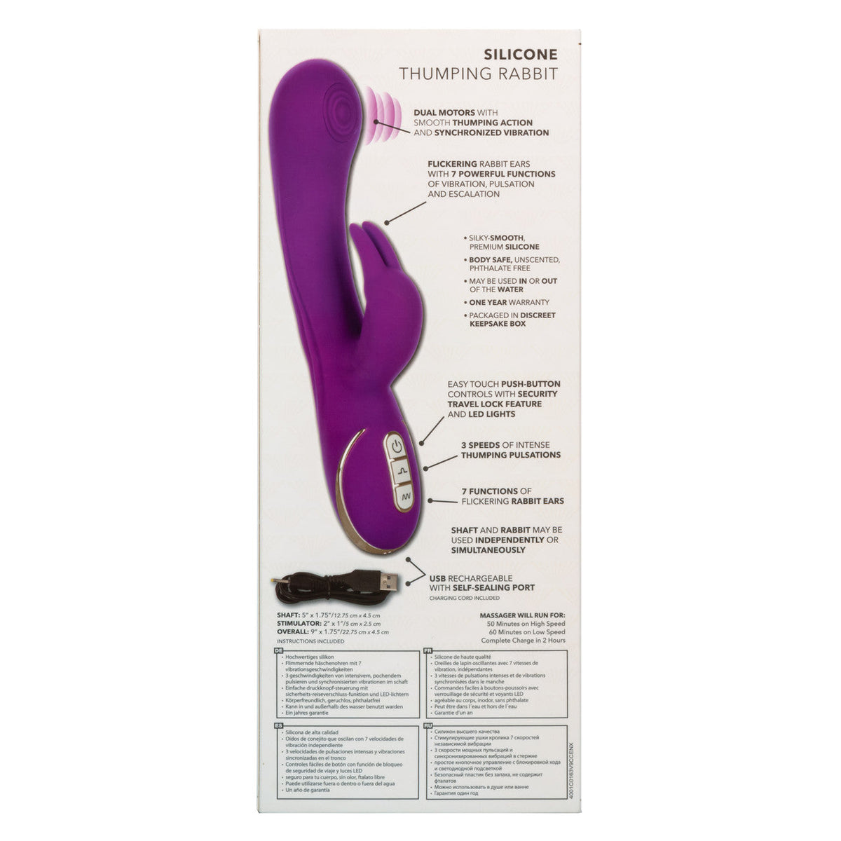 Jack Rabbit® Signature Silicone Thumping Rabbit CALEXOTIC
