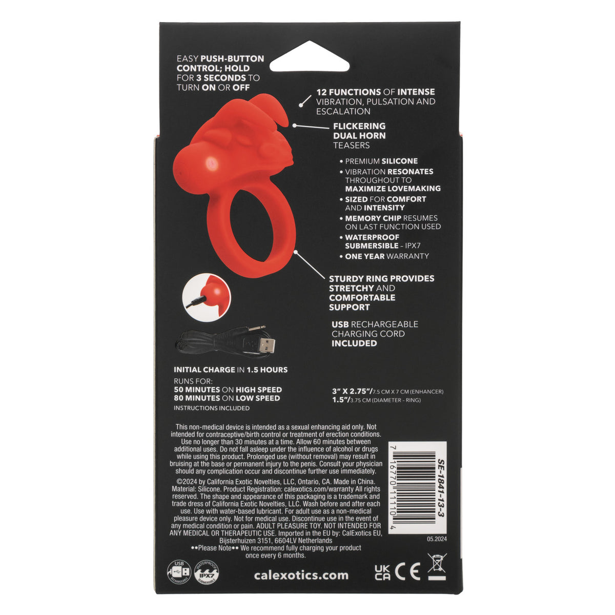 Silicone Rechargeable The Matador