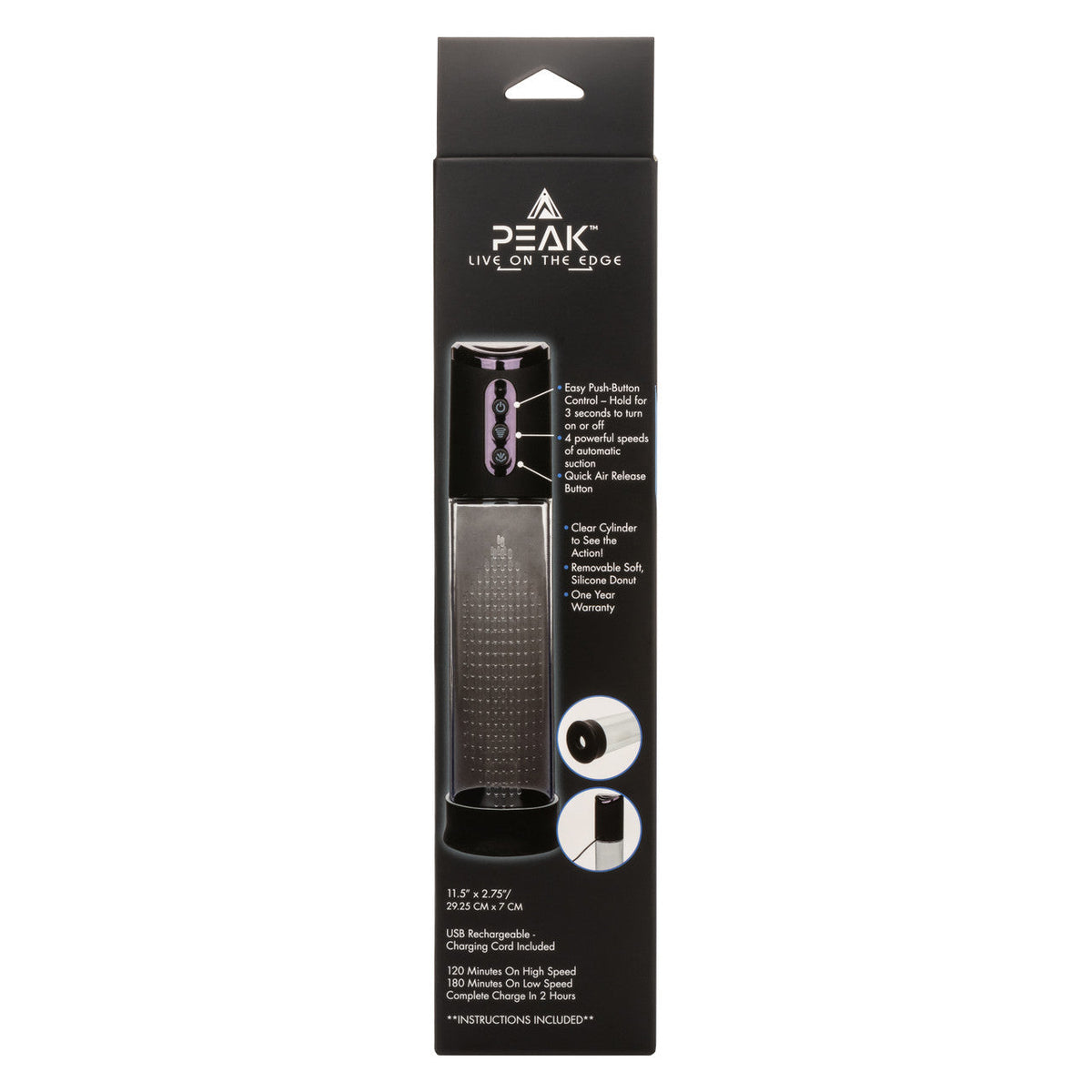 Peak Rechargeable Pump CALEXOTIC
