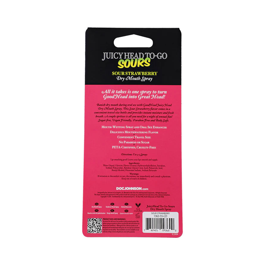 GoodHead Juicy Head Dry Mouth Spray To-Go DOC JOHNSON