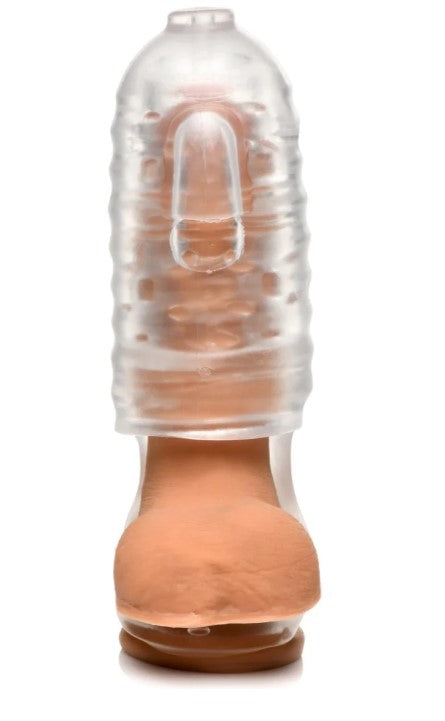 Milker Masturbator With Ball Strap - SP BOUTIQUE